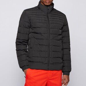 HUGO BOSS Black RELAXED Fit mens DOWN JACKET 2XL